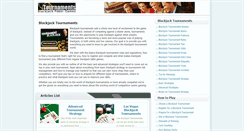 Desktop Screenshot of bjtournaments.com